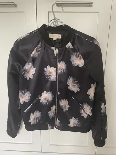 Veste bomber noire satinée Gr S - Lebourgneuf, View more