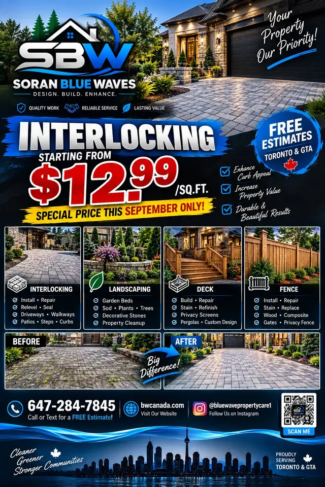 Interlocking Patio Stones