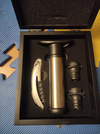 Wine opening and saving tool set for sale