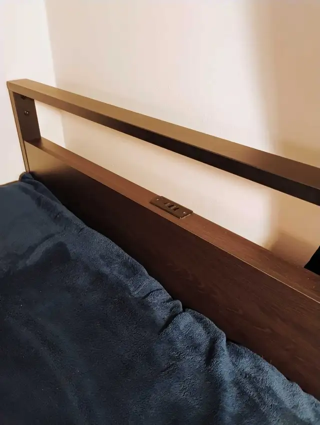 Twin bed with LED lights and charger in Beds & Mattresses in Peterborough - Image 3