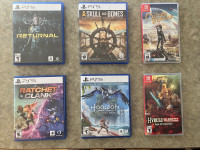 PS5 and Nintendo Switch Games