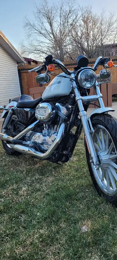 My offering is a 2006 harley davidson sportster 883 with 8,289 miles (13,339 km) Lots of extras Wind...