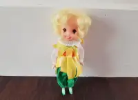 Vintage rose petal doll