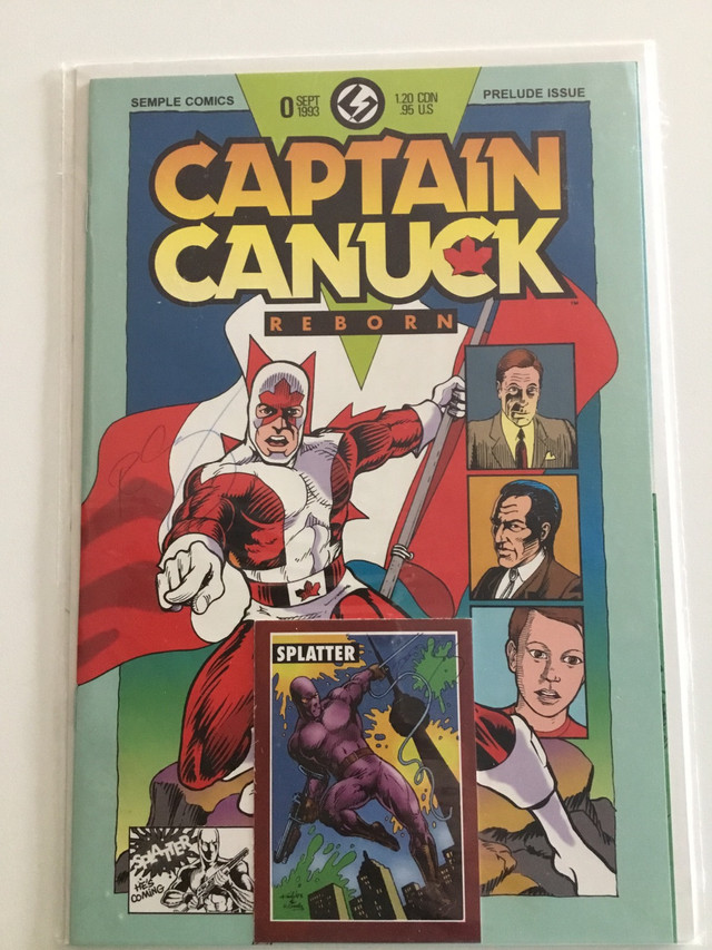 CAPTAIN CANUCK #0 prelude issue/trading card  in Comics & Graphic Novels in Sudbury