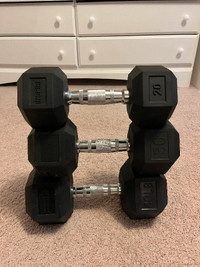 Selling 20,30, and 40lb dumbbells