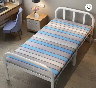 New Folding Bed Frame Twin bed attached mattress includes, View more