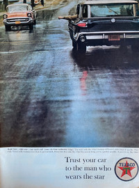 1963 Texaco w/‘57 Chevy Original Ad