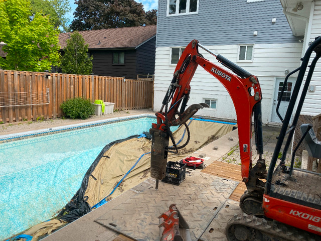 Swimming Pool Demolition - Pool Removal in Excavation, Demolition & Waterproofing in City of Toronto - Image 3