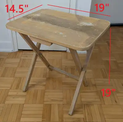 Small Portable Folding Real Wood TV Bed Tray\Dinner Table Furnit, View more