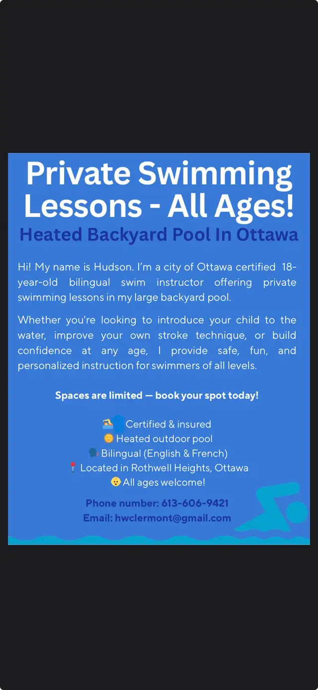 Private Swimming Lessons445589332196730880