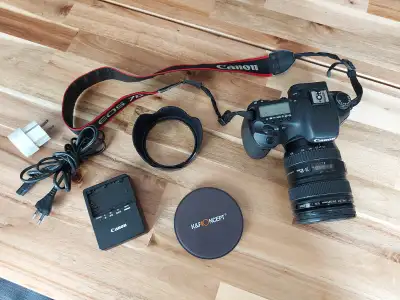 Camera Canon DSLR EOS 7D + EF 24-105mm Lens, View more