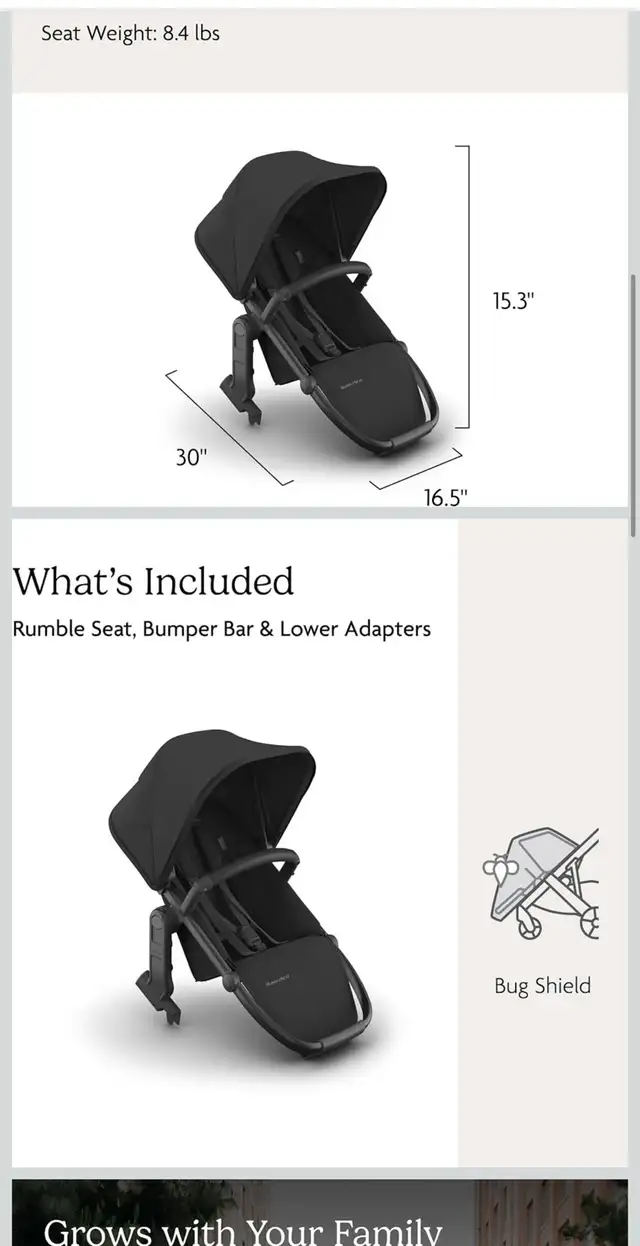 UPPAbaby RumbleSeat V3