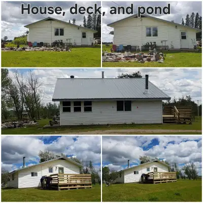 Perfect acreage to retire on or start a small self sufficient farm. 34.43 acres in RM 335 Hazel Dell...