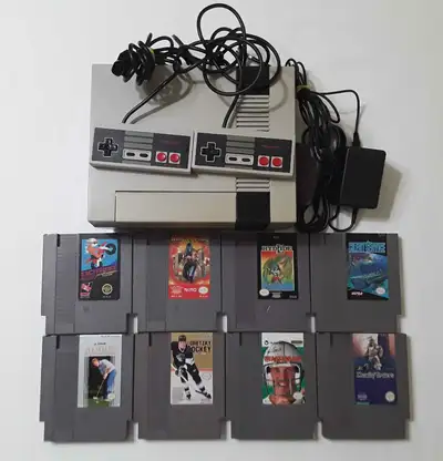 Nintendo with 8 Games (NES), View more