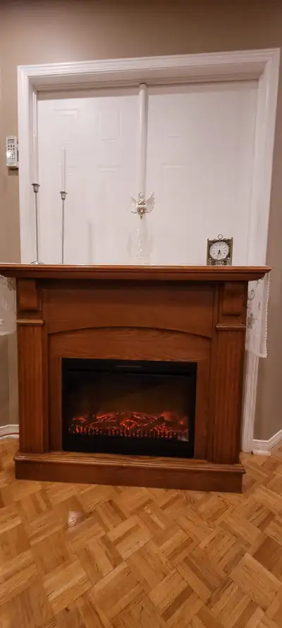 Foyer Électrique Intérieur / Electric Indoor Fireplace, View more
