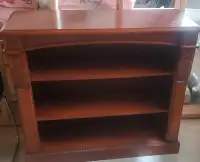 Small solid wood bookcase 3x3
