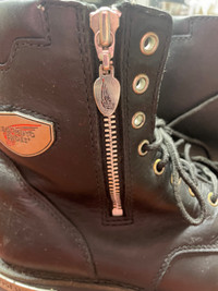 Red wing leather riding boots 