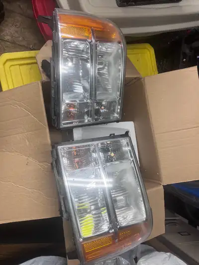 GMC headlights from my 2008 Sierra has a bit of haze at the top nothing that couldn’t be buffed out