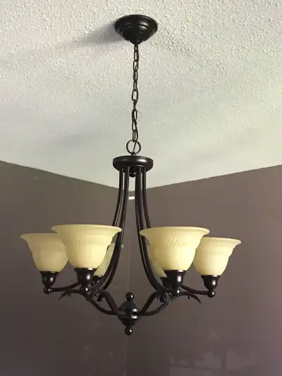 Chandelier bronze finish, View more