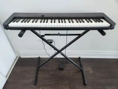 Casiotone CT-S1BK Keyboard (w/Sustain Pedal & Stand), View more
