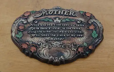 Vintage Victorian Wall Plaque, View more