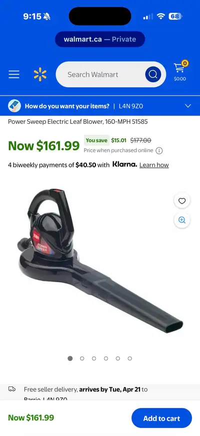 Toro Leaf Blower, View more