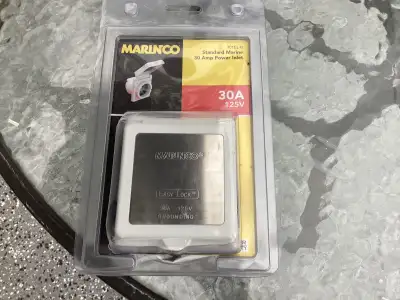 Marinco 30 amp twist lock power inlet. Brand new costs $100 new