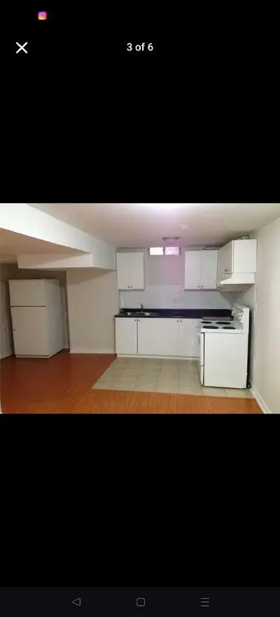 2 room Basement for rent Sandalwood and Dixie clean spacious Spacious basement apartment 2 bedroom v...
