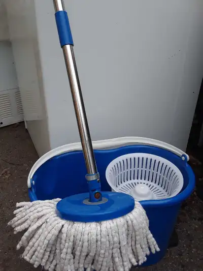 Spin mop and bucket, View more