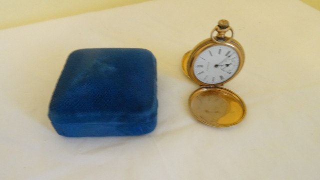 Antique   Waltham Pocket Watch With Case from Birks Jewllers in Jewellery & Watches in Kitchener / Waterloo - Image 2
