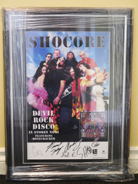 Shocore Signed Framed Poster $375