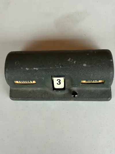 RARE ART DECO DANISH ROBOT DESK CALENDAR ANTIQUE, View more
