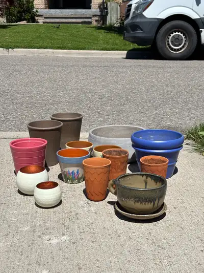 various garden pots , View more