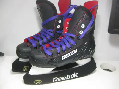 Hockey skates with guards (size 2, new), View more