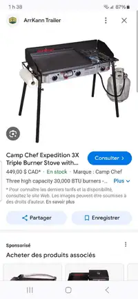 Camp Chef Expedition 3X burner 