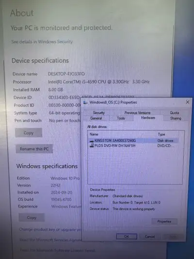 Lenovo ThinkCentre Intel i5-4590 SFF, 8GB, 240GB SSD Win10Pro, View more