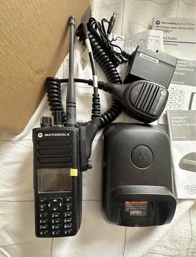 Motorola XPR7550E UHF hand held 2-way radio, View more
