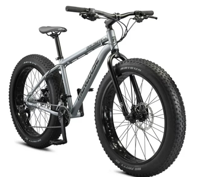 New Fat Bike Tire Mountain Bike, 16 speeds, medium frame, grey in Mountain in Gatineau - Image 3