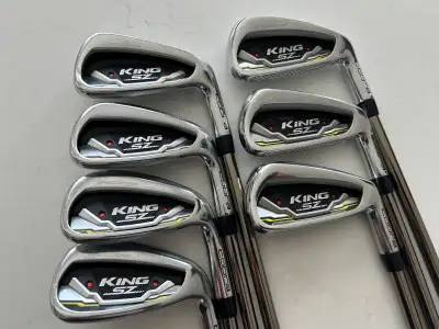 - Cobra SZ Speedzone Iron Set - Set Includes 5,6,7,8,9,PW, GW - Extremely Forgiving Cavity Set - Rig...