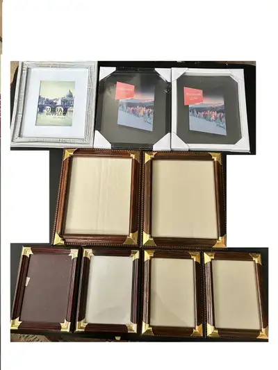 A selection of small and medium size picture frames from $3.00 - $5.00 each. For further information...