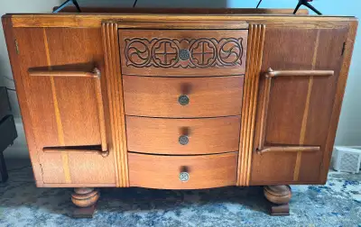 Vintage Wood Sideboard, View more