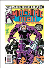 MACHINE MAN #1VG/FN 5.0  MARVEL 1978 JACK KIRBY ART $30