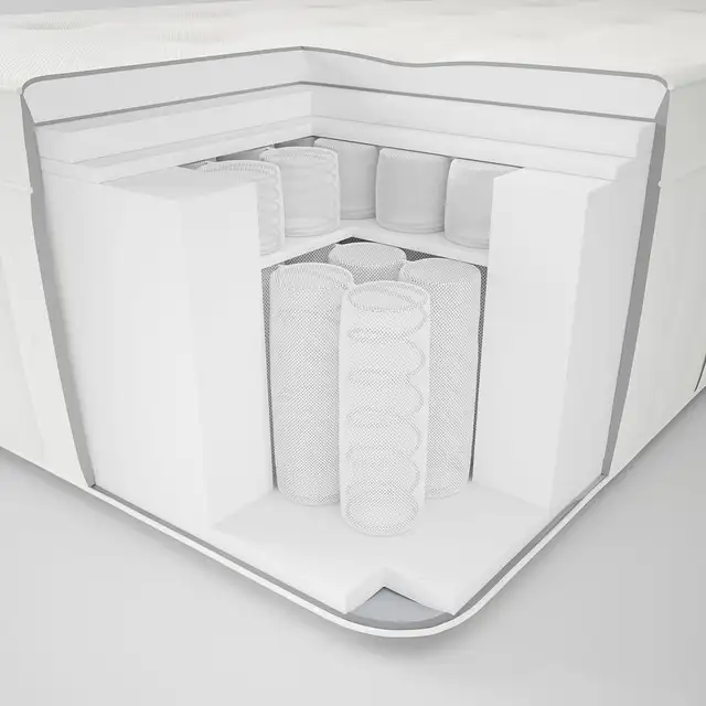 IKEA HESSTUN King Eurotop Mattress, Plush, Like New in Beds & Mattresses in Delta/Surrey/Langley - Image 8