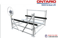 Bertrand's Affordable 5500 lb Boat Lift: Safe & Reliable!