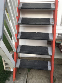 Price Reduced  - -  Wooden Stairs with Handrail