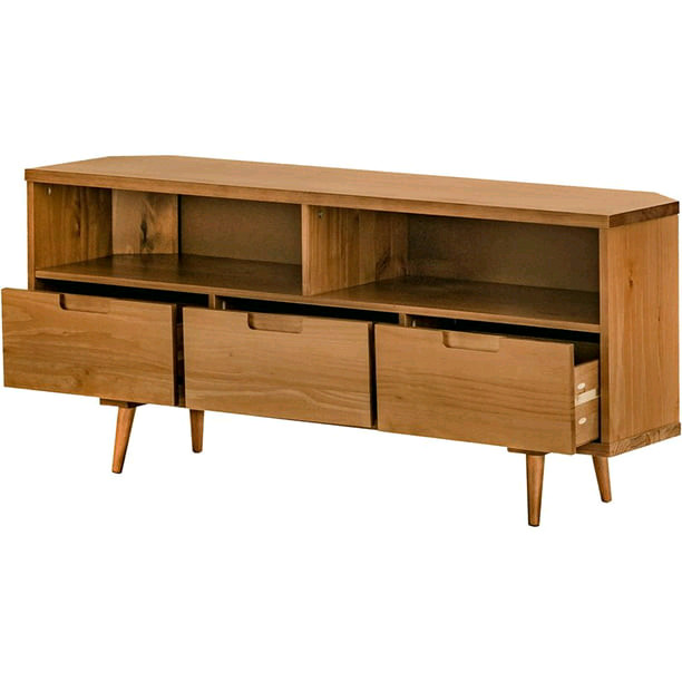 3 Drawer Solid Wood Corner TV Stand

 in TV Tables & Entertainment Units in Mississauga / Peel Region - Image 4