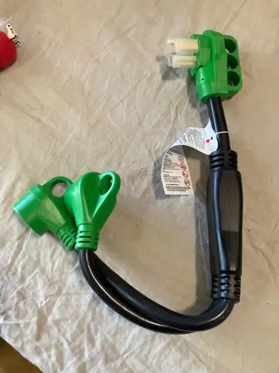 Yes still available, brand new and ready for camping season! RVGUARD RV Y Adapter Cord with Handle 3...