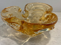 Vintage Lorraine Chalet MCM glass bowl/ashtray