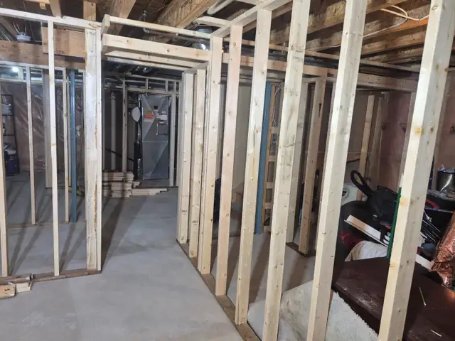 Weekend warrior basement framing.64961227010817121