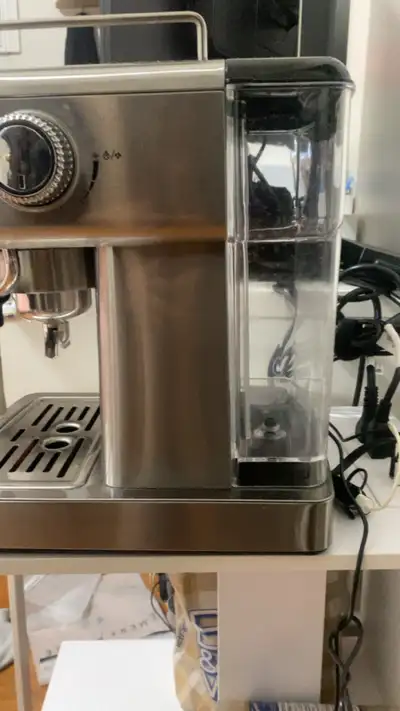 Only used 2 times. 20 Bar with Milk Frother, Professional Coffee Maker, Stainless Steel for Home Bar...